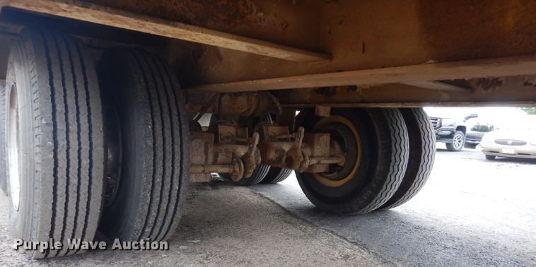 image for item FT9120 1981 Wisconsin 700-16 tilt deck equipment trailer