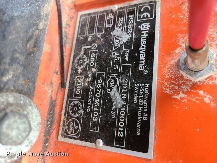 image for item GO9317 Husqvarna FS524 concrete saw