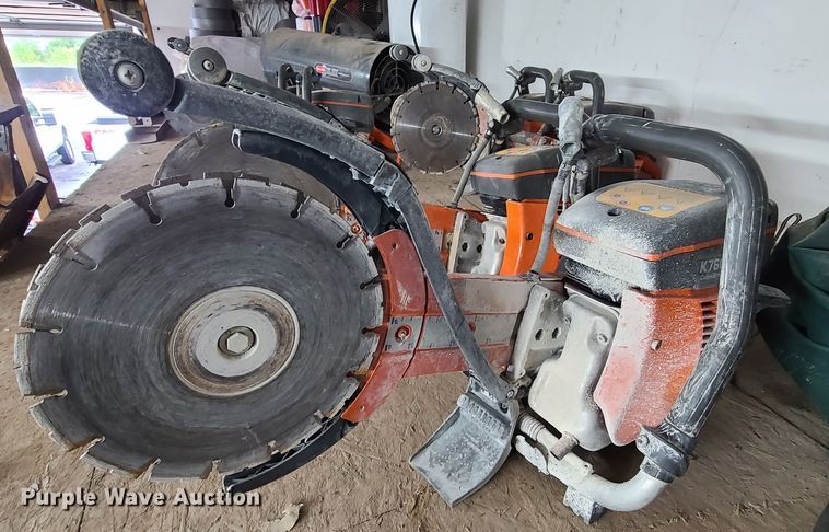 image for item GO9326 (2) Husqvarna K760 Cut-N-Break concrete saws