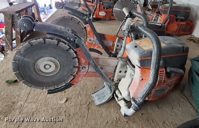 image for item GO9326 (2) Husqvarna K760 Cut-N-Break concrete saws