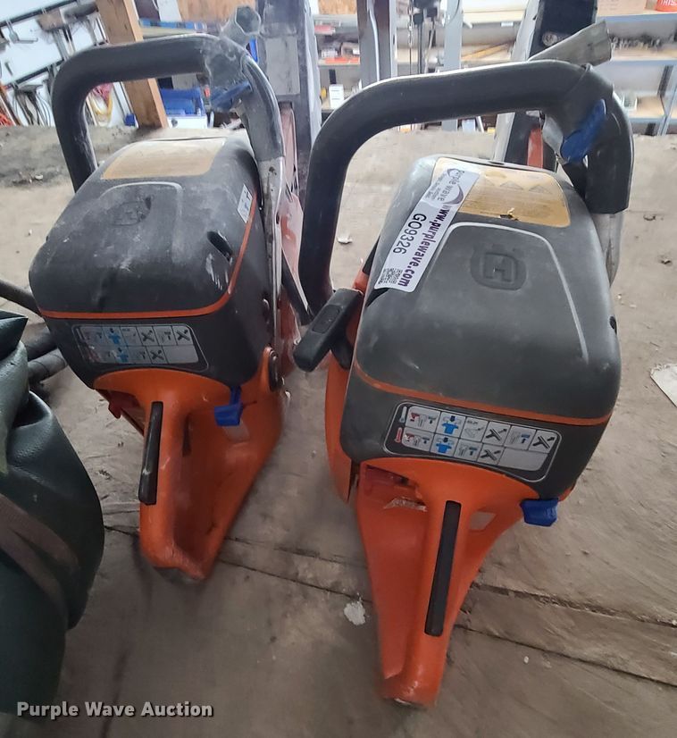 image for item GO9326 (2) Husqvarna K760 Cut-N-Break concrete saws