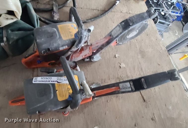 image for item GO9326 (2) Husqvarna K760 Cut-N-Break concrete saws