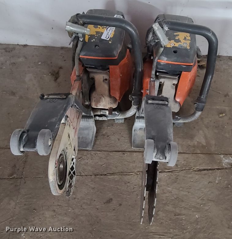 image for item GO9327 (2) Husqvarna K760 Cut-N-Break concrete saws