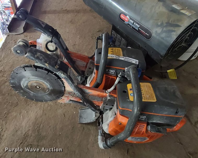 image for item GO9328 (2) Husqvarna K760 Cut-N-Break concrete saws