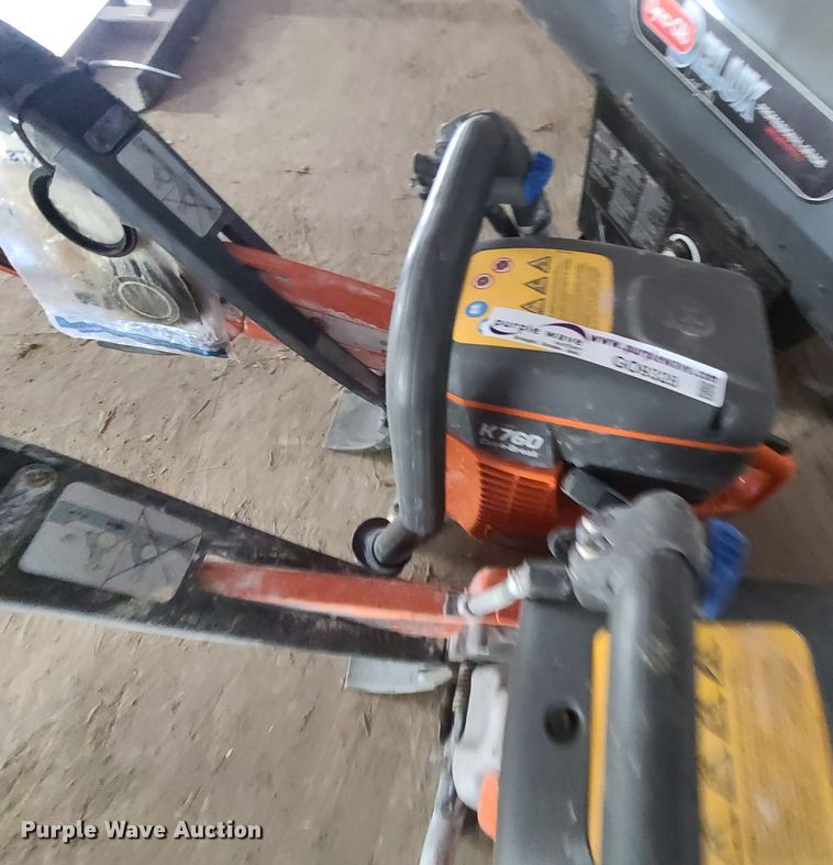 image for item GO9328 (2) Husqvarna K760 Cut-N-Break concrete saws