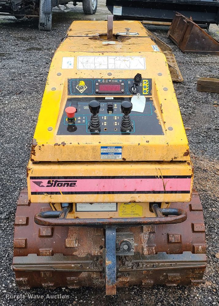 image for item GO9356 Stone Bulldog  walk behind compactor