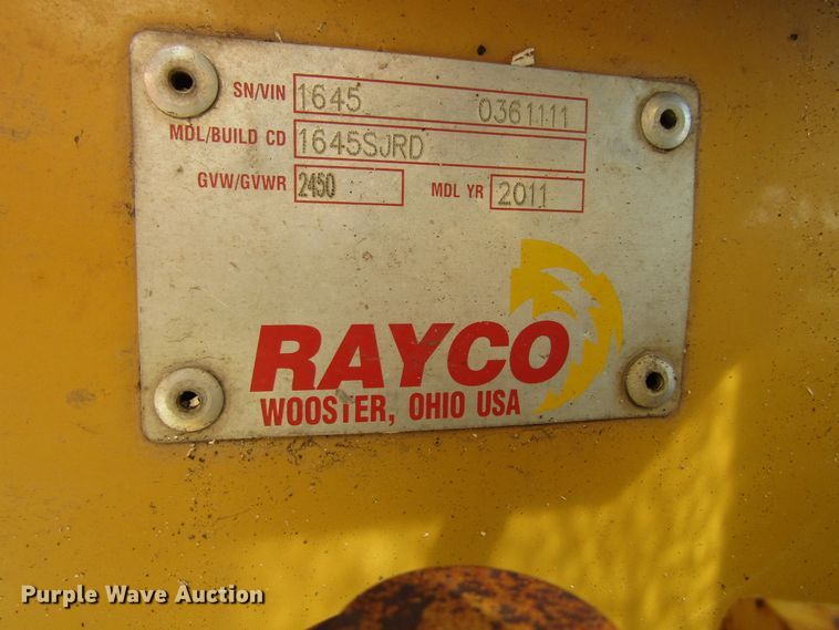 image for item GQ9174 2011 Rayco RG1645 stump grinder