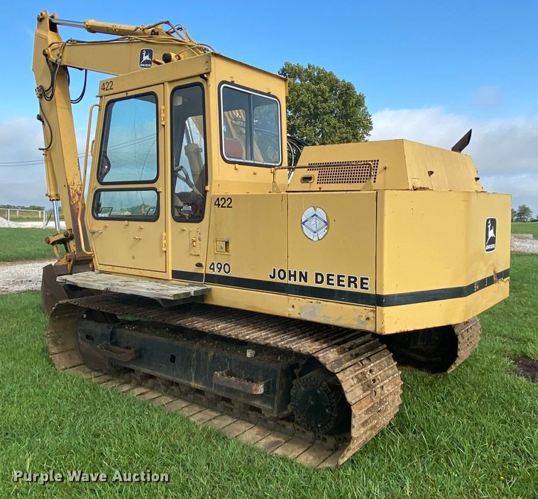 image for item HA9642 1987 John Deere 490  excavator