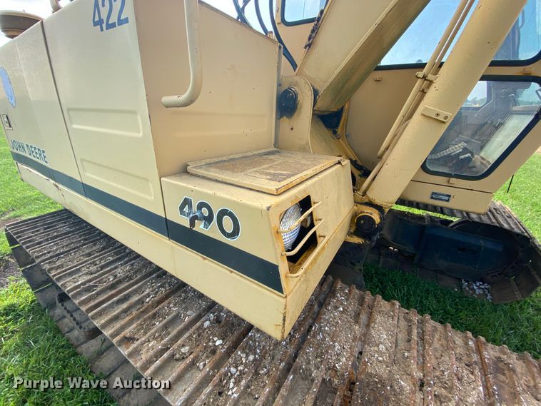 image for item HA9642 1987 John Deere 490  excavator