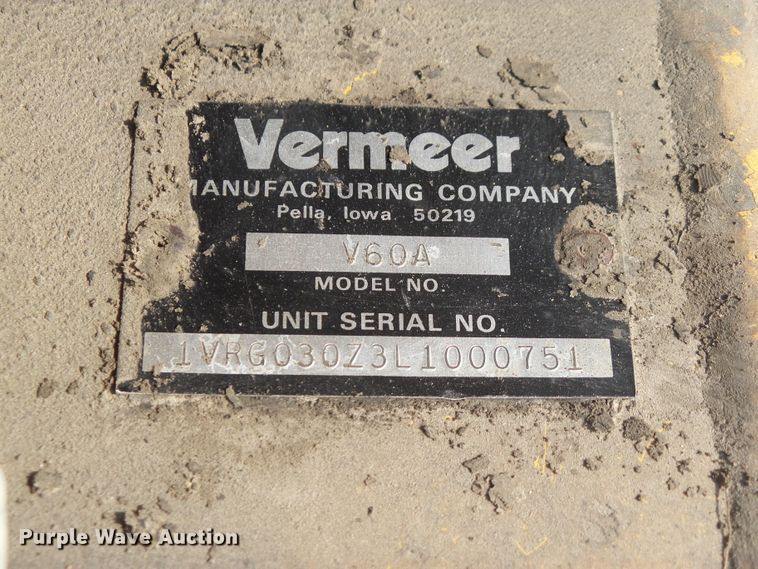 image for item HF9576 1990 Vermeer V-430A  cable plow