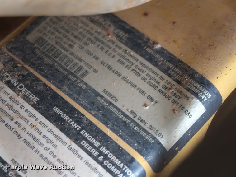 image for item HJ9368 2015 John Deere 750K WLT  dozer