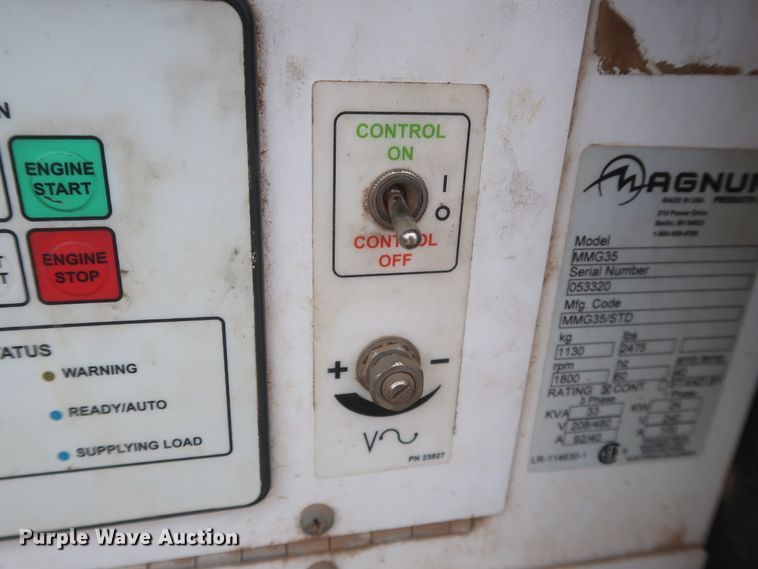 image for item HJ9370 2005 Magnum MMG35  generator set