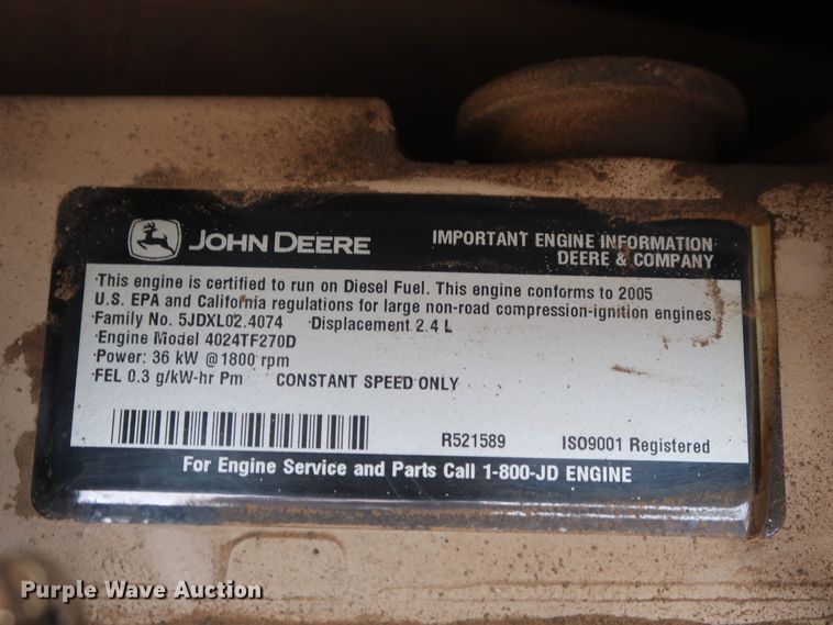 image for item HJ9370 2005 Magnum MMG35  generator set