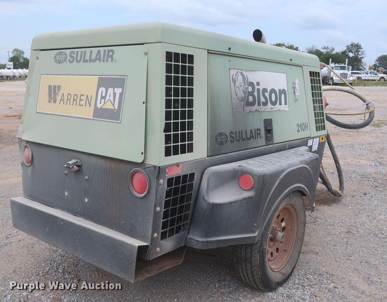 image for item HJ9371 Sullair 210H  air compressor