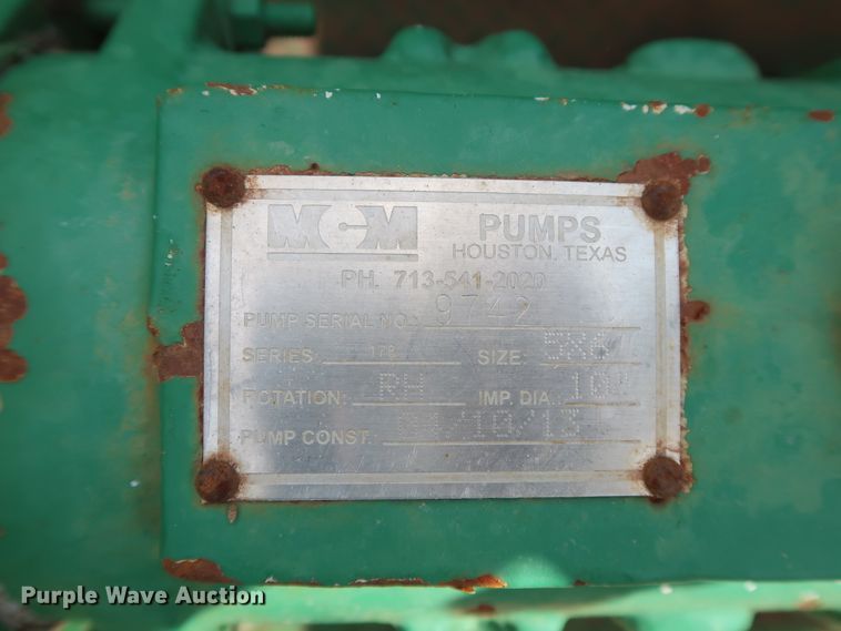 image for item HJ9385 Kerr T60 oil field pump