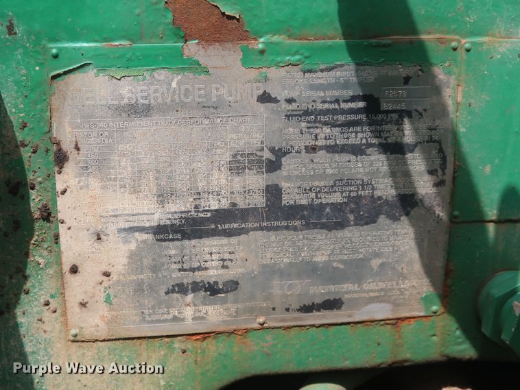 image for item HJ9386 10K oilfield pump