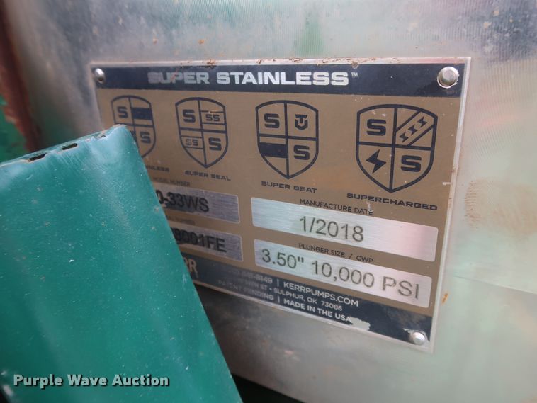 image for item HJ9387 Kerr T60 oil field pump