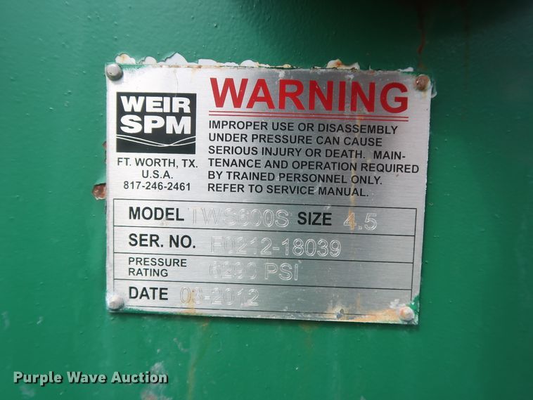 image for item HJ9388 10K oilfield pump