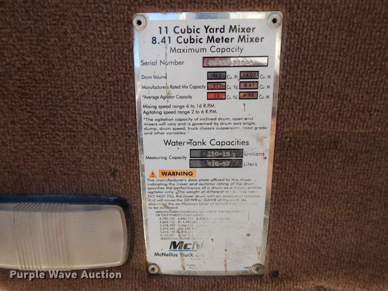 image for item HJ9608 2004 Kenworth W900  ready mix truck