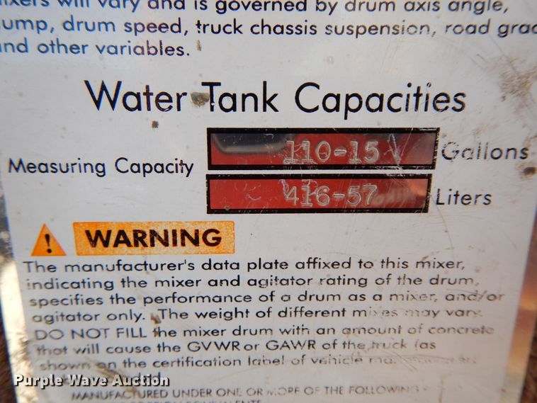 image for item HJ9608 2004 Kenworth W900  ready mix truck