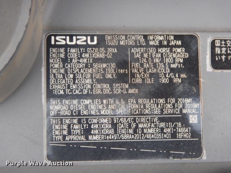 image for item HJ9626 2016 Case CX210D   excavator