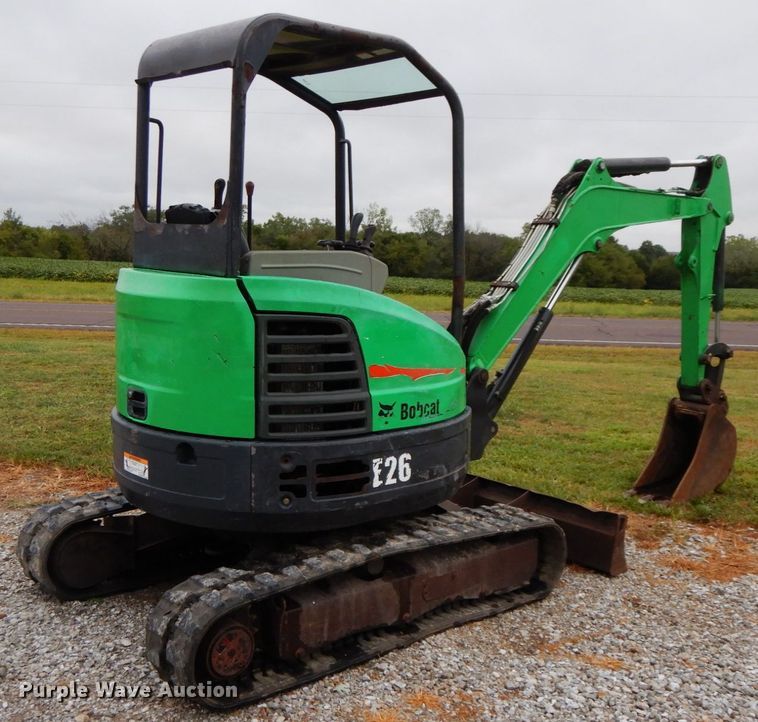 image for item HJ9627 2013 Bobcat E26  mini excavator