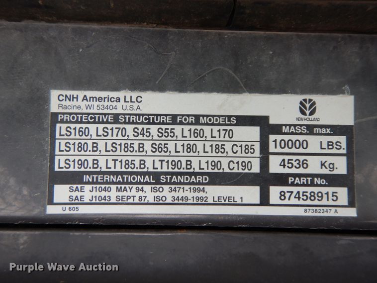 image for item HJ9628 2006 New Holland L185  skid steer loader