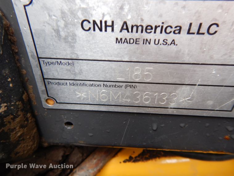 image for item HJ9628 2006 New Holland L185  skid steer loader