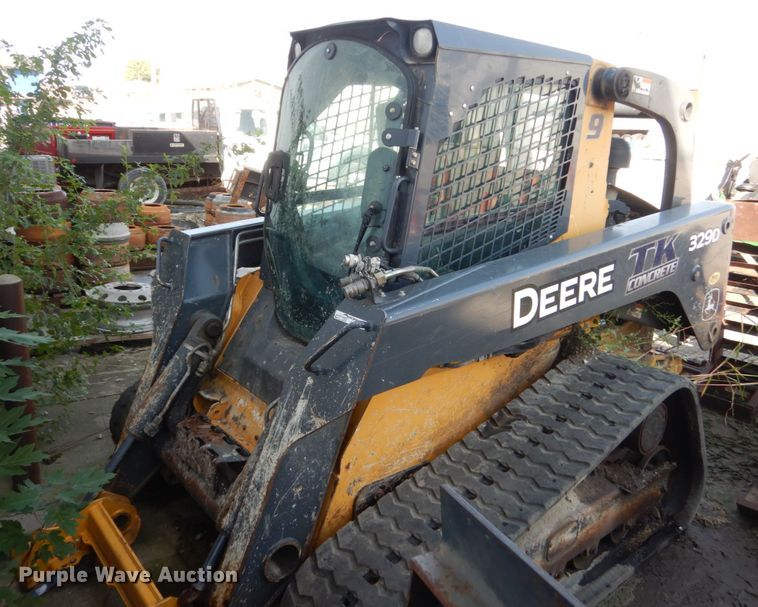 image for item HP9807 2012 John Deere 329D  tracked skid steer loader