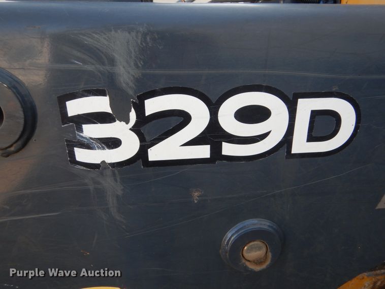 image for item HP9807 2012 John Deere 329D  tracked skid steer loader