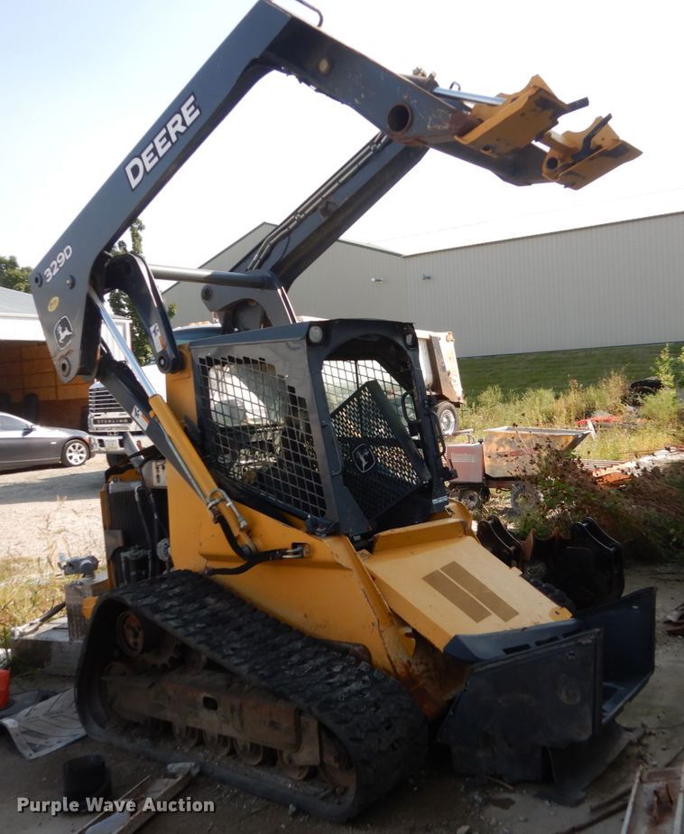 image for item HP9808 2012 John Deere 329D  tracked skid steer loader