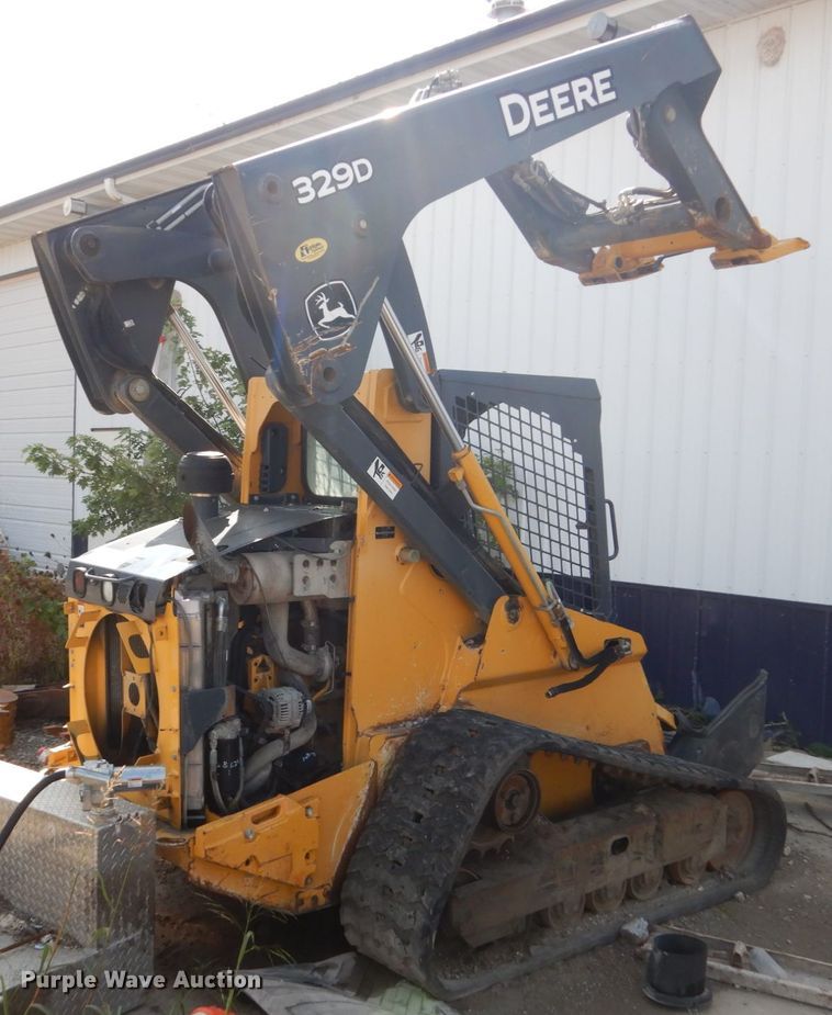 image for item HP9808 2012 John Deere 329D  tracked skid steer loader