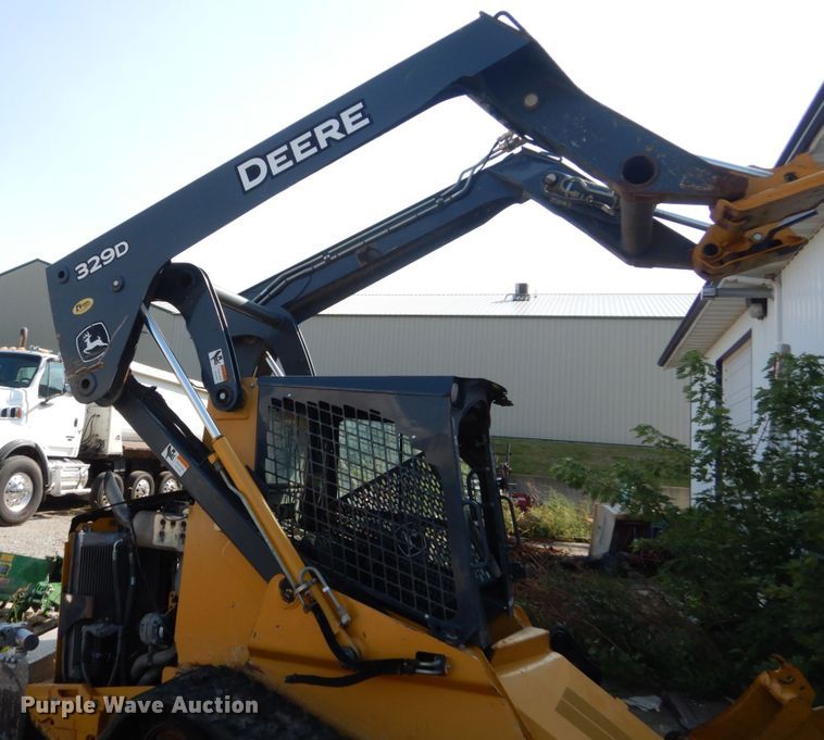 image for item HP9808 2012 John Deere 329D  tracked skid steer loader