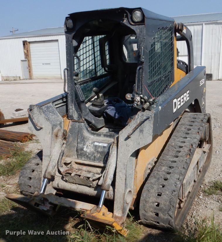 image for item HP9809 2012 John Deere 323D  tracked skid steer loader