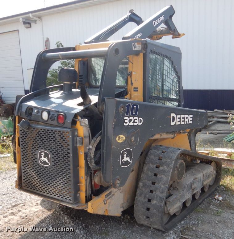 image for item HP9809 2012 John Deere 323D  tracked skid steer loader