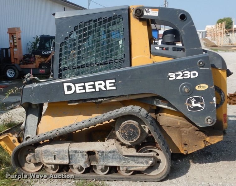 image for item HP9809 2012 John Deere 323D  tracked skid steer loader