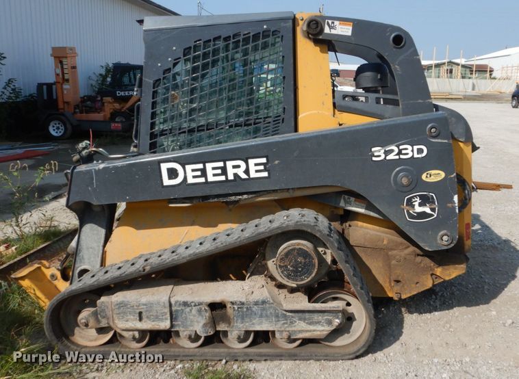 image for item HP9809 2012 John Deere 323D  tracked skid steer loader