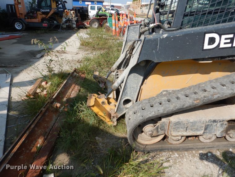 image for item HP9809 2012 John Deere 323D  tracked skid steer loader