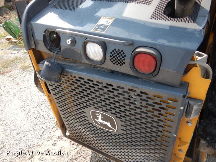 image for item HP9809 2012 John Deere 323D  tracked skid steer loader