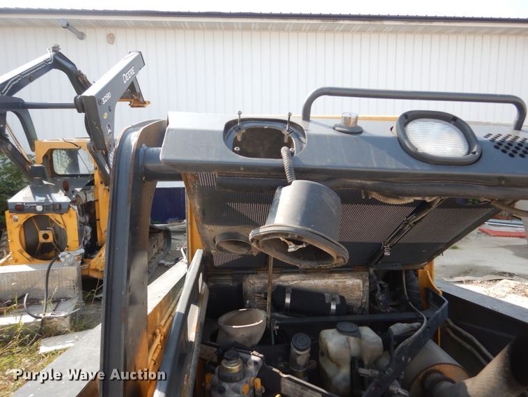 image for item HP9809 2012 John Deere 323D  tracked skid steer loader