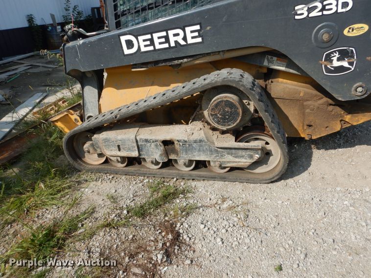 image for item HP9809 2012 John Deere 323D  tracked skid steer loader
