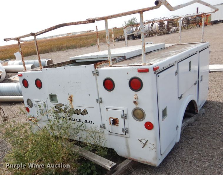 image for item HP9869 Fiberglass utility bed