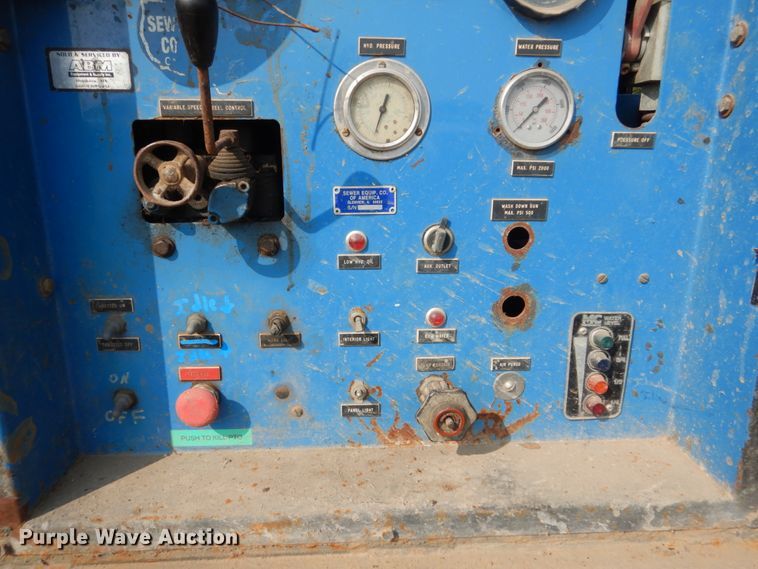 image for item HP9873 2003 Sterling L-Line  sewer jetter  truck