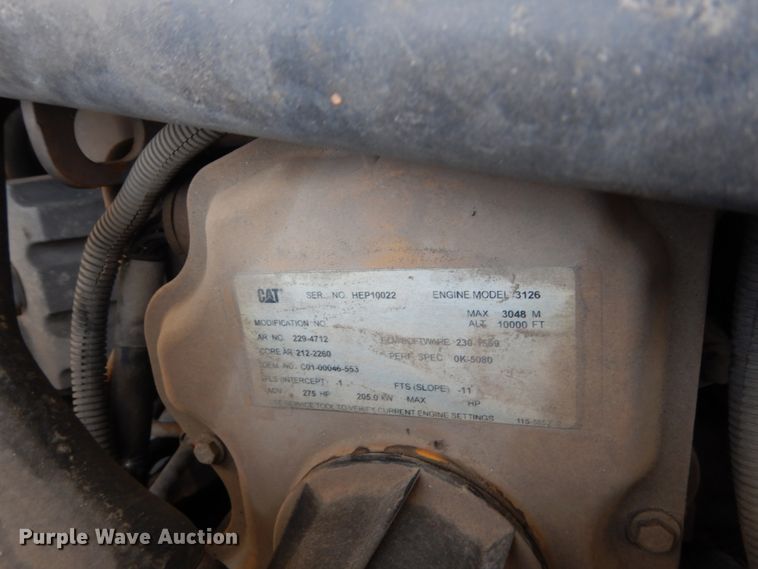 image for item HP9879 2003 Sterling L-Line  sewer jetter truck