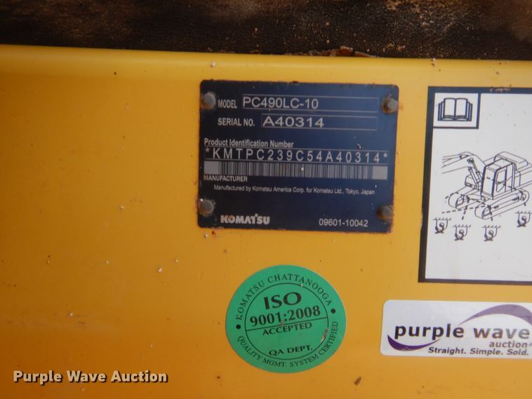 image for item HW9327 2013 Komatsu PC490LC-10  excavator