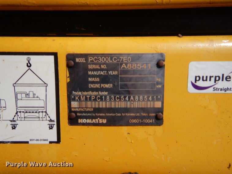image for item HW9328 2006 Komatsu PC300LC-7EO  excavator