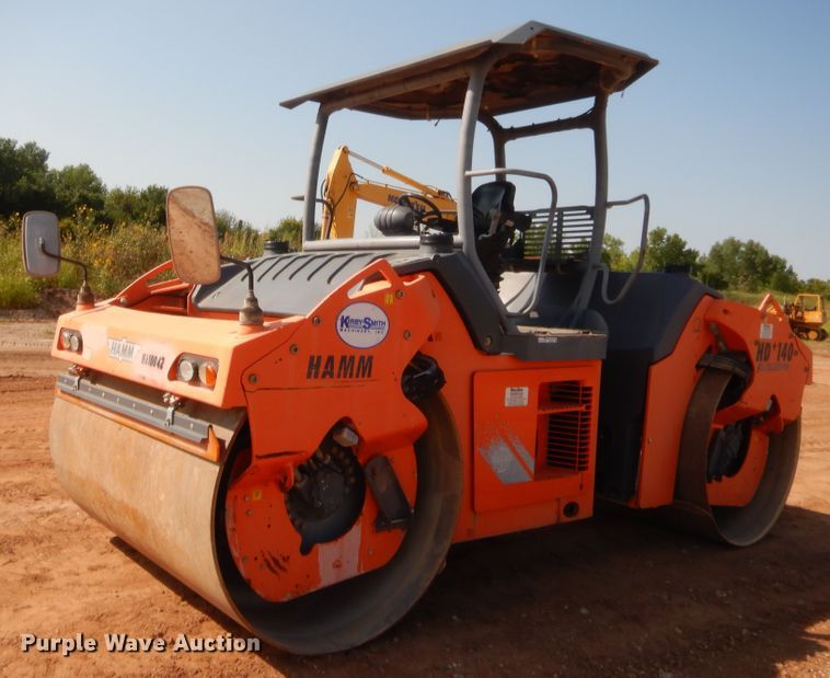 image for item HW9330 2010 Hamm HD140VO  vibratory double drum roller