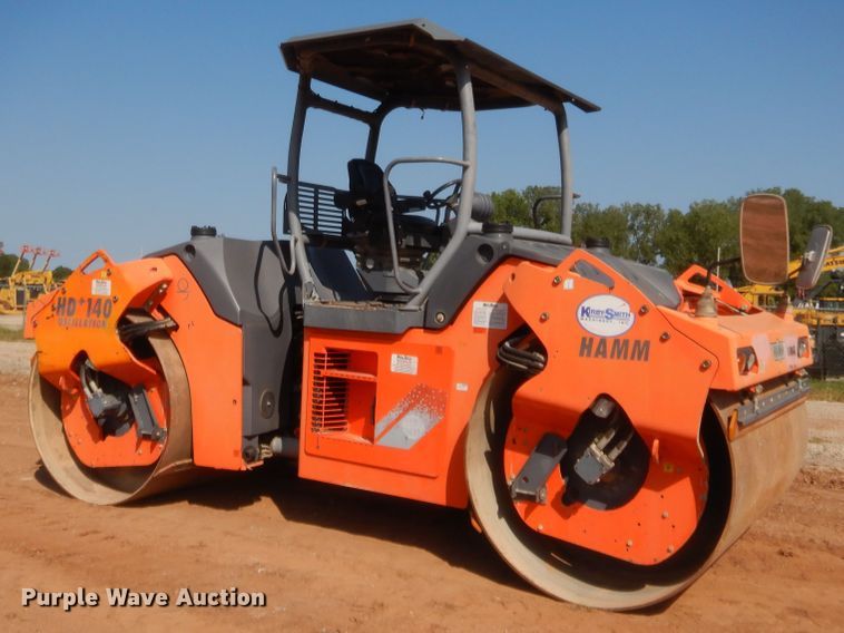 image for item HW9330 2010 Hamm HD140VO  vibratory double drum roller