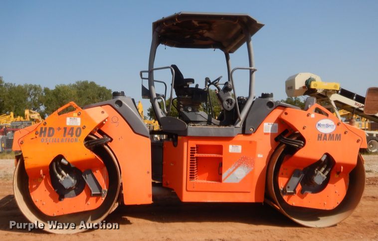 image for item HW9330 2010 Hamm HD140VO  vibratory double drum roller