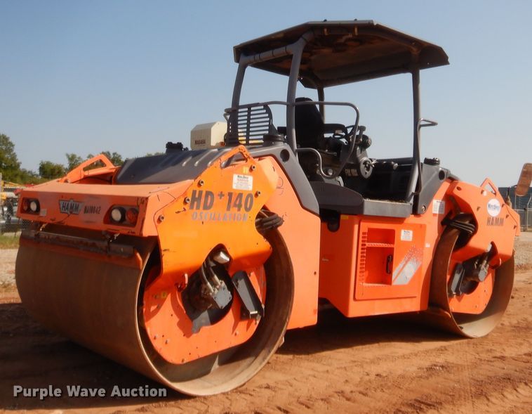 image for item HW9330 2010 Hamm HD140VO  vibratory double drum roller